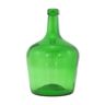 Lady-jeanne bottle-green glass canister - 2 litre capacity - vintage 70s
