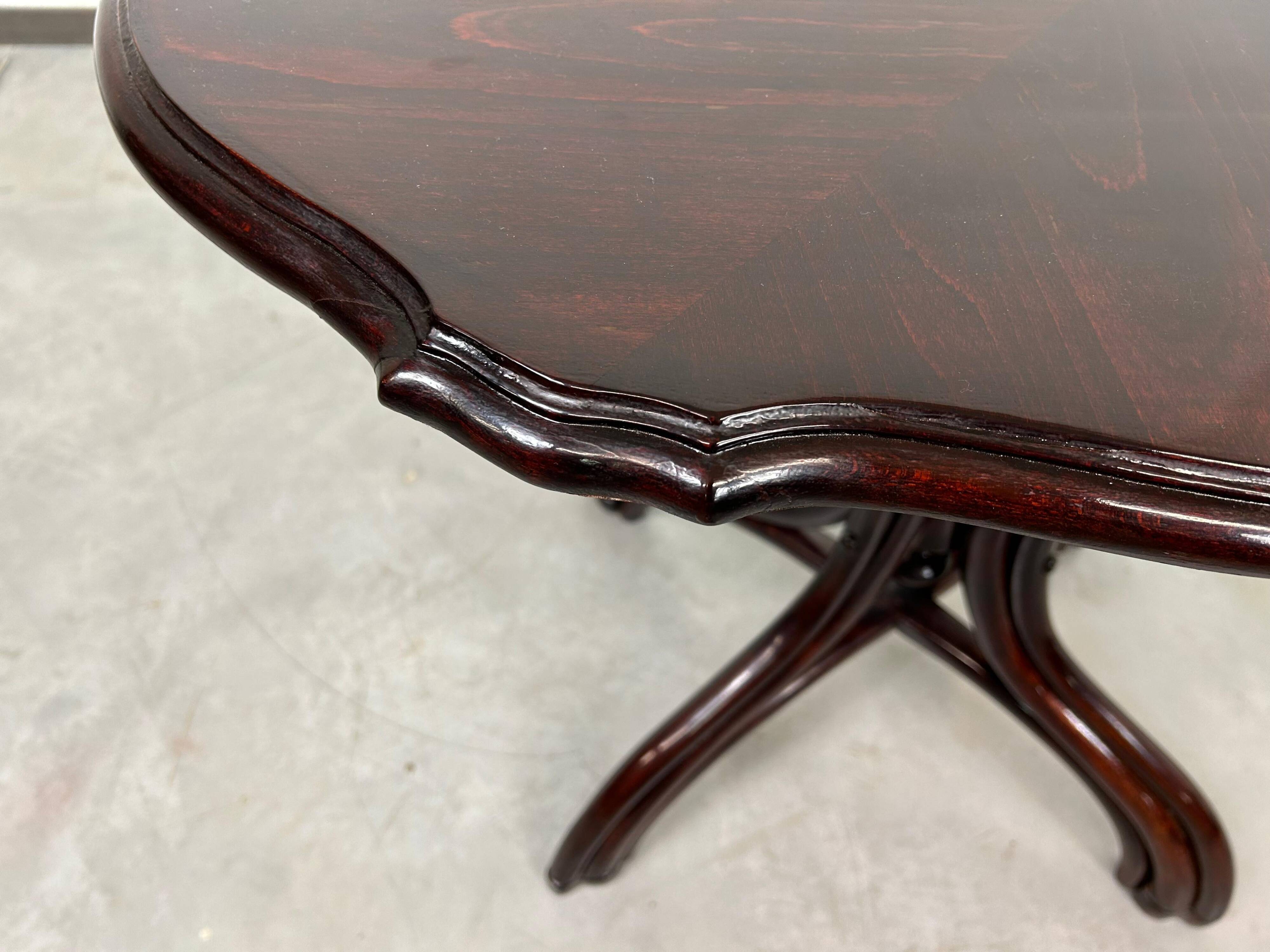 19th-century bent Thonet table