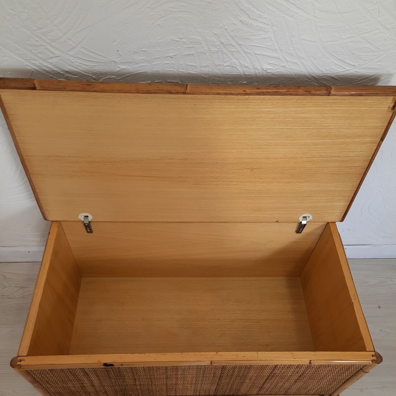 Bamboo chest, vintage wicker Dal Vera