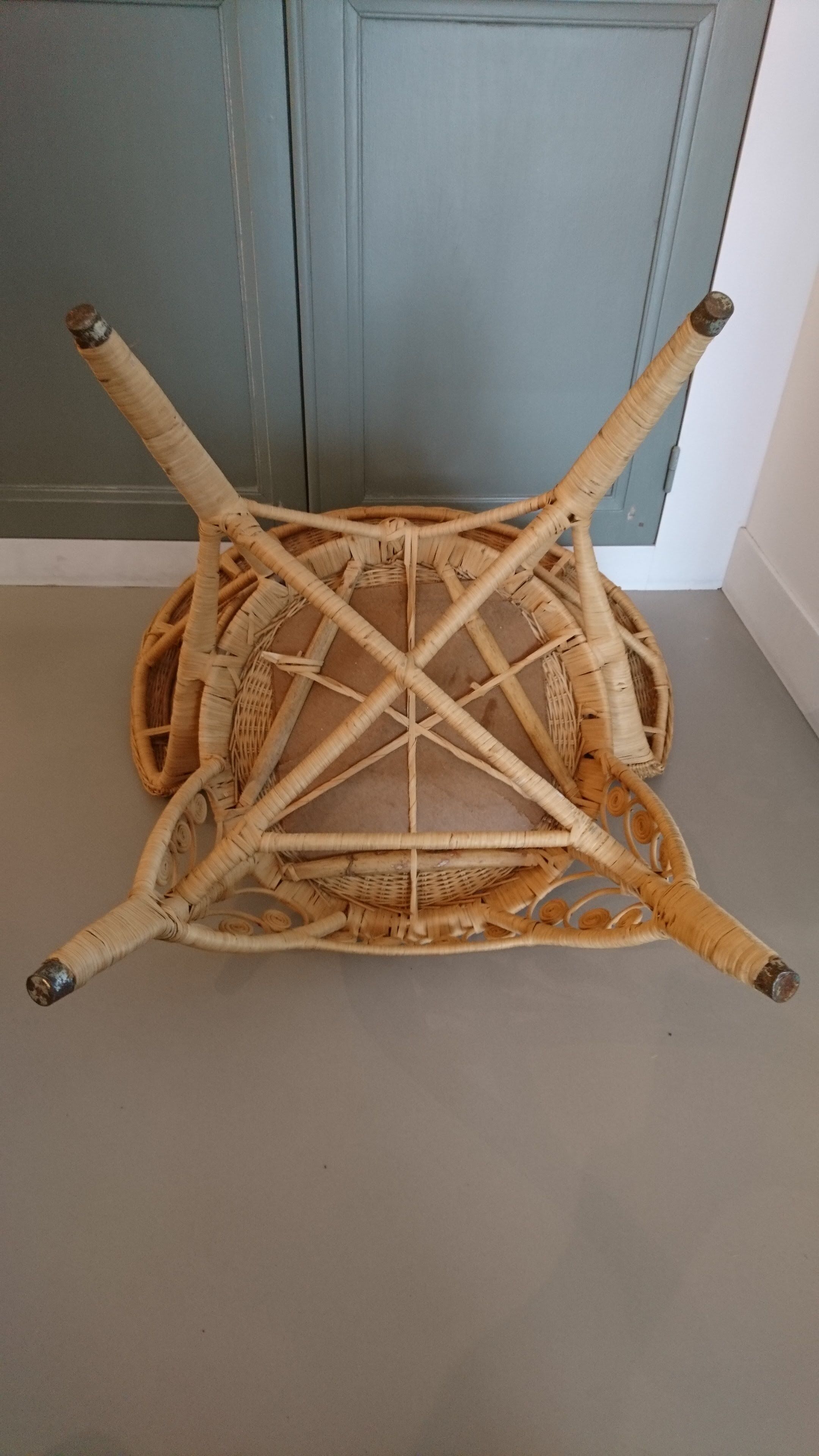 Armchair 60s Peacock