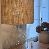 Large vintage Dame Jeanne table lamp from the 1960s