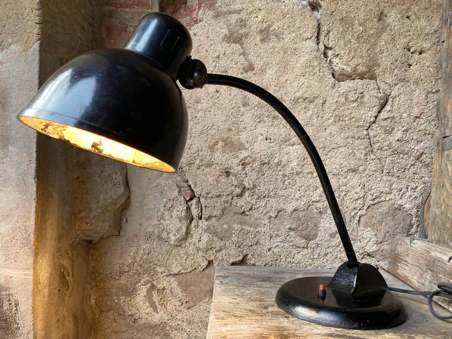 Bauhaus desk lamp by Christian Dell circa 1930