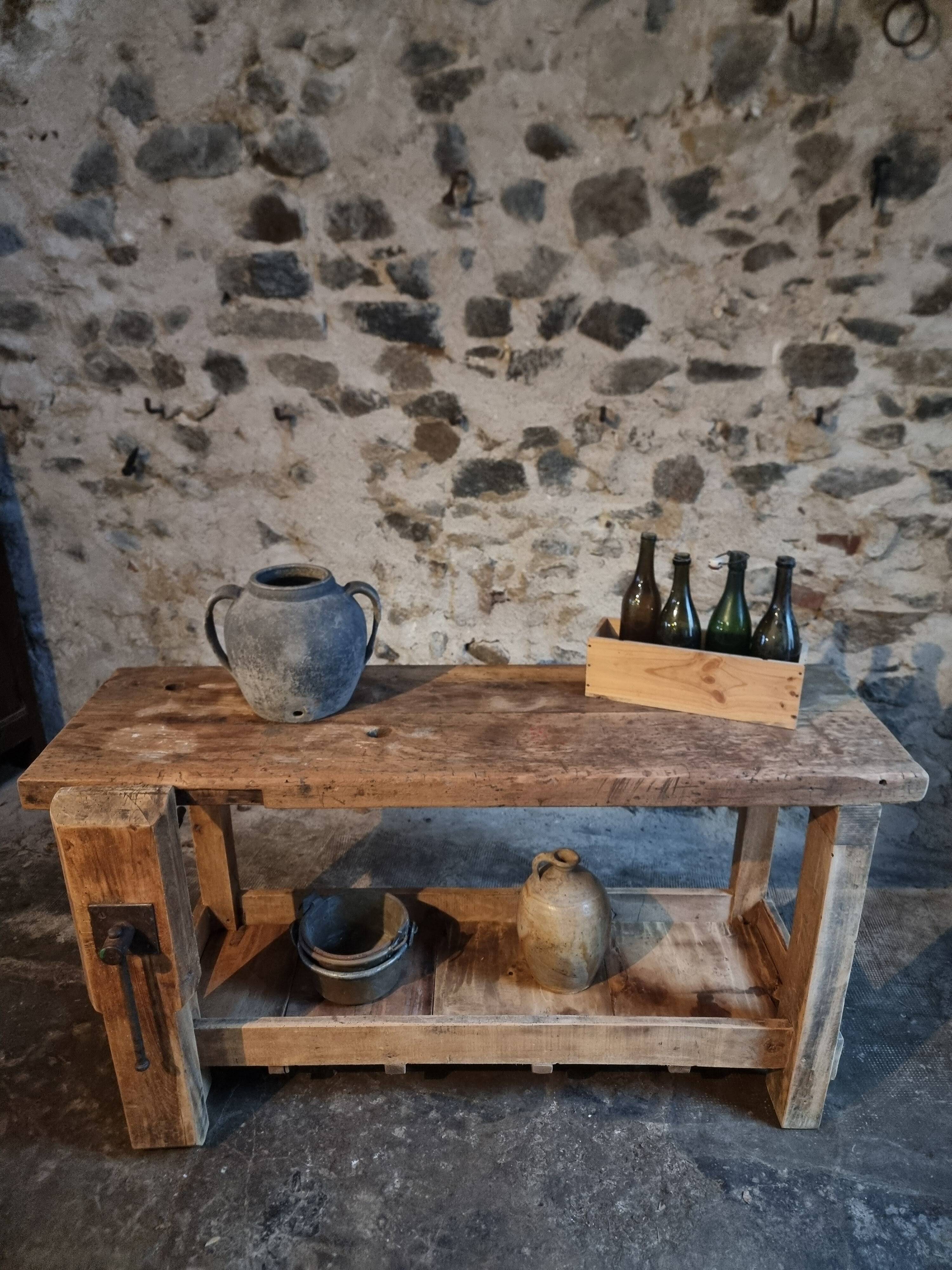Antique oak sideboard – France 1920s–1930s – 150 cm