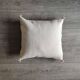 Coussin berbère marocain blanc en coton