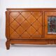 Art Deco oak buffet with crossbars, France, 1940s