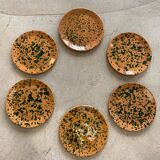 Terracotta dessert plates