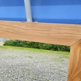 Rectangular mirror in natural teak