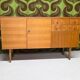 Vintage enfilade in teak veneer from the 60s/70s.