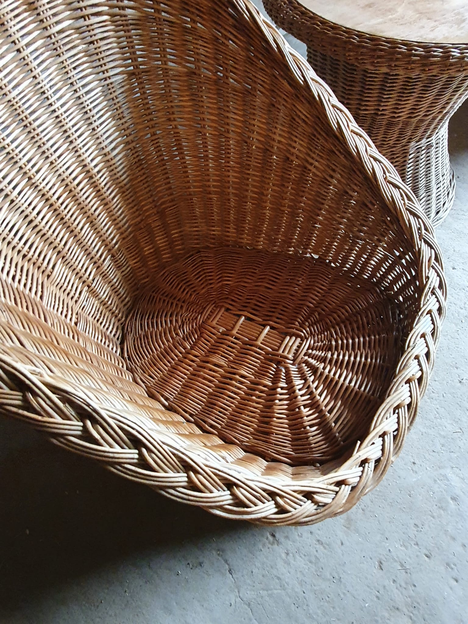 Vintage wicker living room set