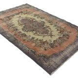 Anatolian handmade vintage rug 287 cm x 185 cm