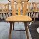 12 chaises bistrot en bois, 1970