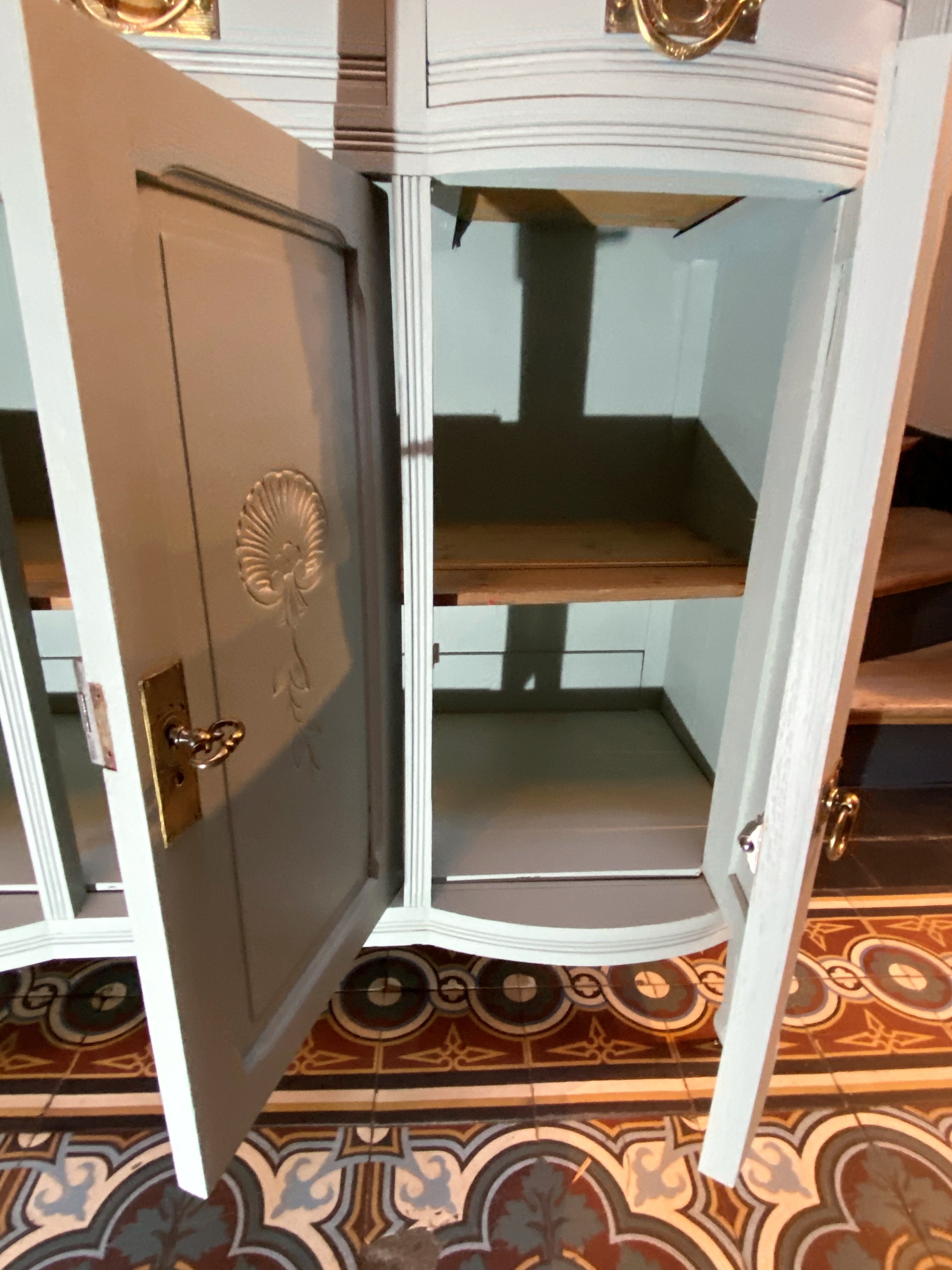 Two-body buffet cupboard