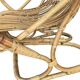 Vintage bamboo rattan armchair Tito Agnoli circa 1960