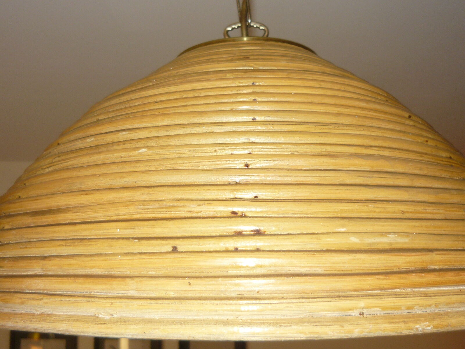 Rattan suspension years 70s
