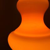 Orange opaline chandelier from the 70s