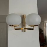 Pair of vintage Sciolari double wall lights