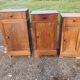 3 Walnut Nightstands 19th