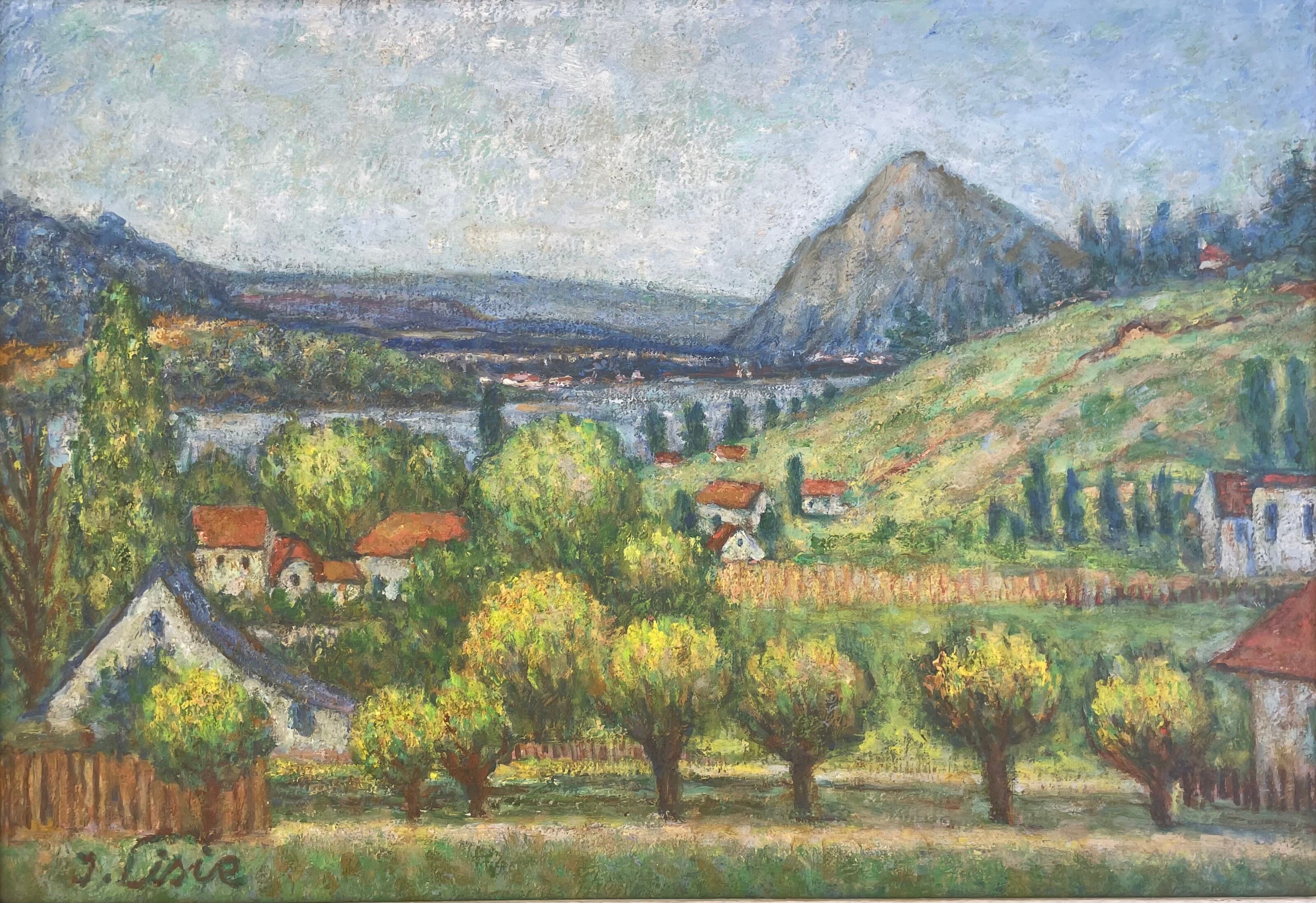 Painting painting landscape Isaac List XXth