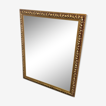 Miroir ancien doré 57x47cm