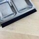 Plateau apéritif inox teck scandinave danois