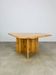 Solid pine coffee table in an organic shape, 1980s.