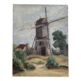 Huile sur carton signée A. Duwotock