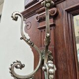 Cloakroom Napoleon III coat rack 19th in solid oak