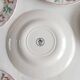 Set of 6 dessert plates Churchill, briar rose