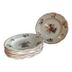 9 Sarreguemines soup plates