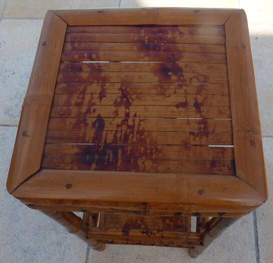 Bamboo harness with removable shelf