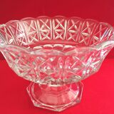 Crystal cup solid vintage centerpiece