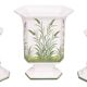 set of 3 Ceramics Candlesticks and Jardiniere by Bassano Italy 1970s