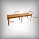 Table de ferme en merisier – fin XIXe