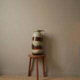 Vintage floor vase German ceramic West Germany Scandinavian decorative object