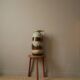 Vintage floor vase German ceramic West Germany Scandinavian decorative object