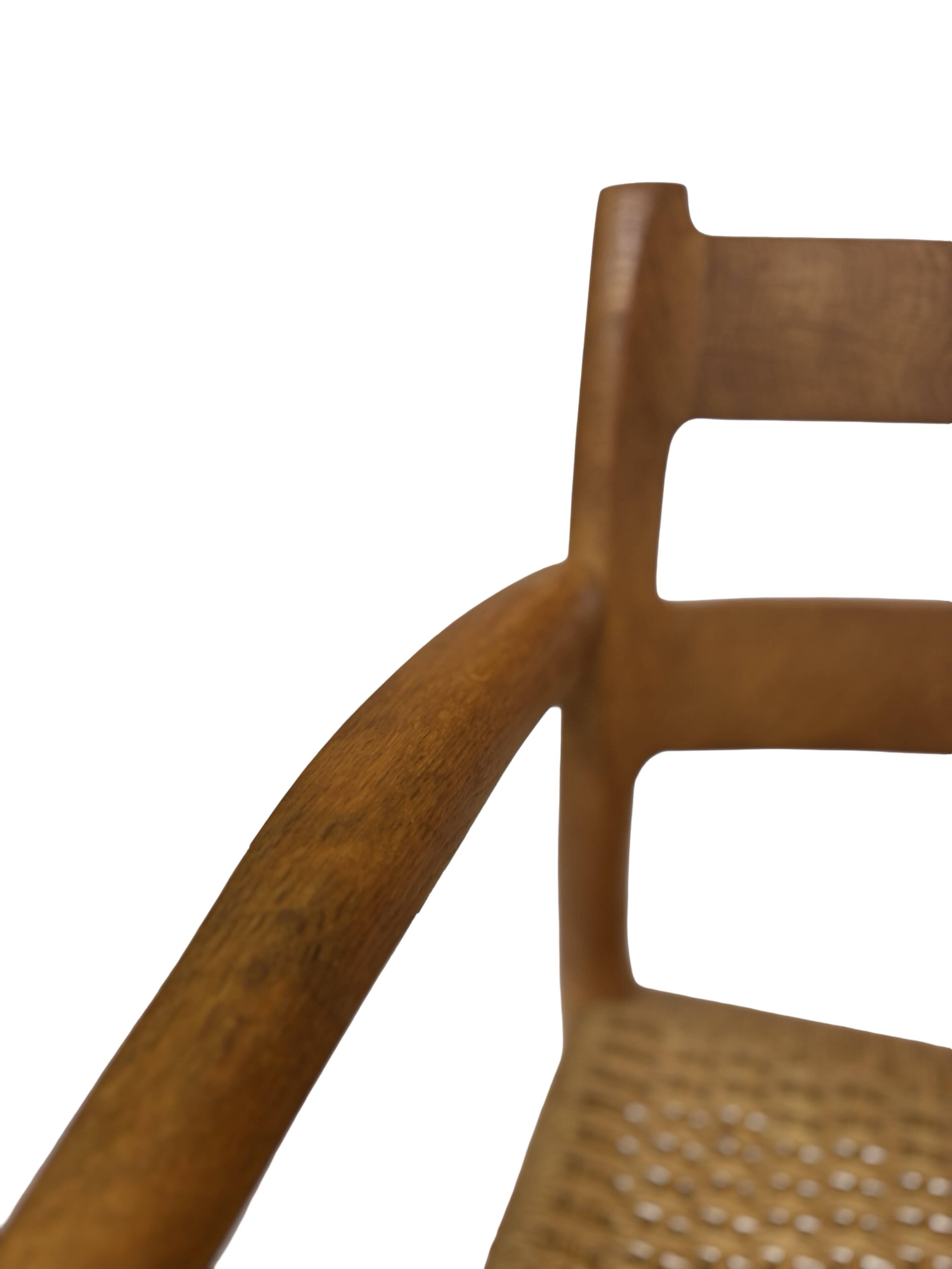 Vintage Niels Otto Moller Armchair Model 67 in Oak Danish Design