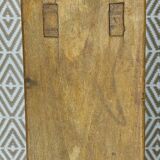 Antique walnut wood bench