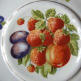 6 Fruit decorated plates Pillivyt France