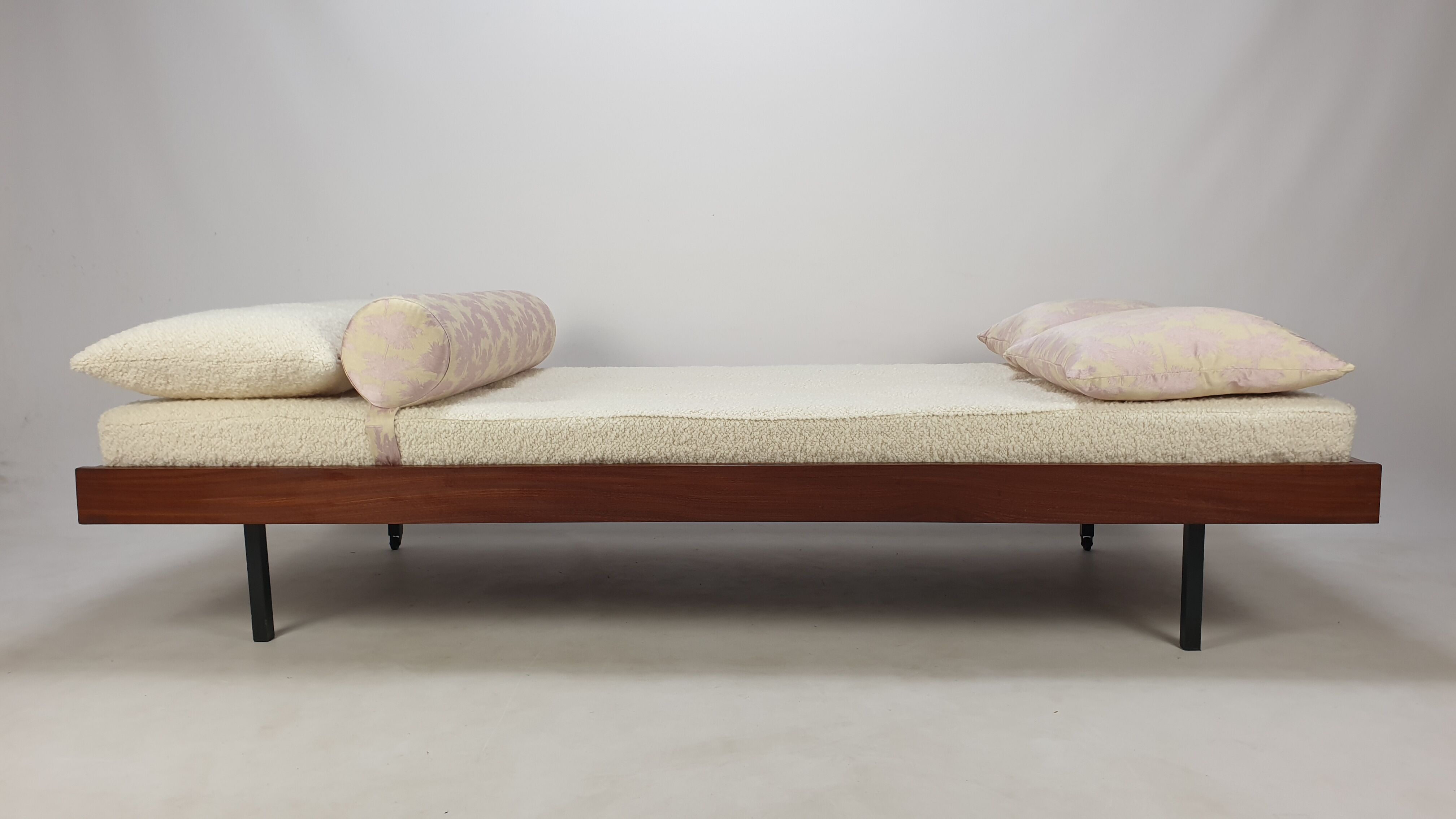 Teak Daybed with Dedar Cushions, 1960s