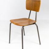 Set de deux chaises de bureau en teck de design danois