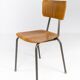 Set de deux chaises de bureau en teck de design danois