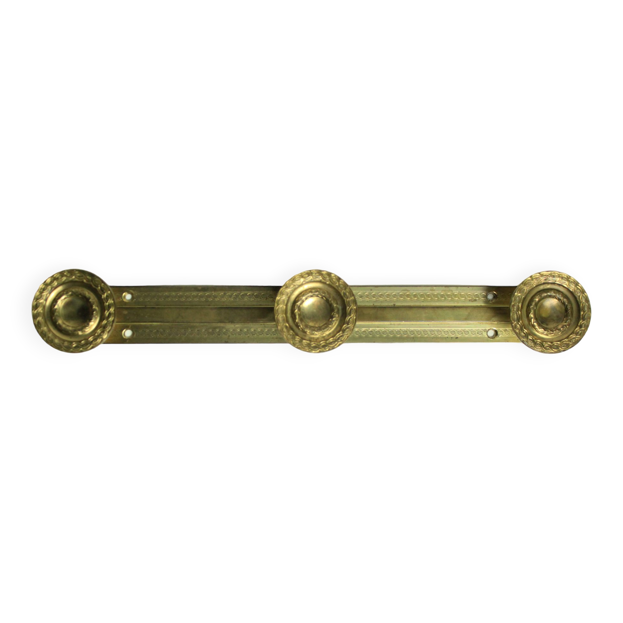 Brass coat rack