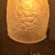 Wrought iron lamp, tulip molded glass pressed, unsigned 1930 a 40