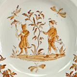 6 soup plates Longchamp Decors Moustiers Olérys