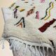 Beni Ouarain Berber Rug • Colorful Abstract Patterns