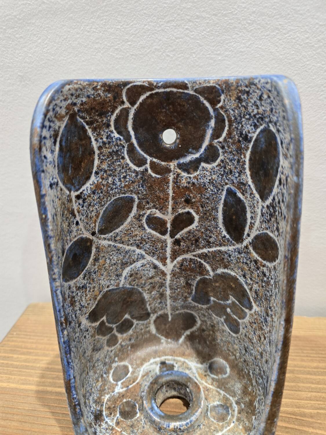 Glazed ceramic candlestick Bernard Buffat