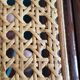 Suite de 6 chaises traineau Baumann cannées vintage