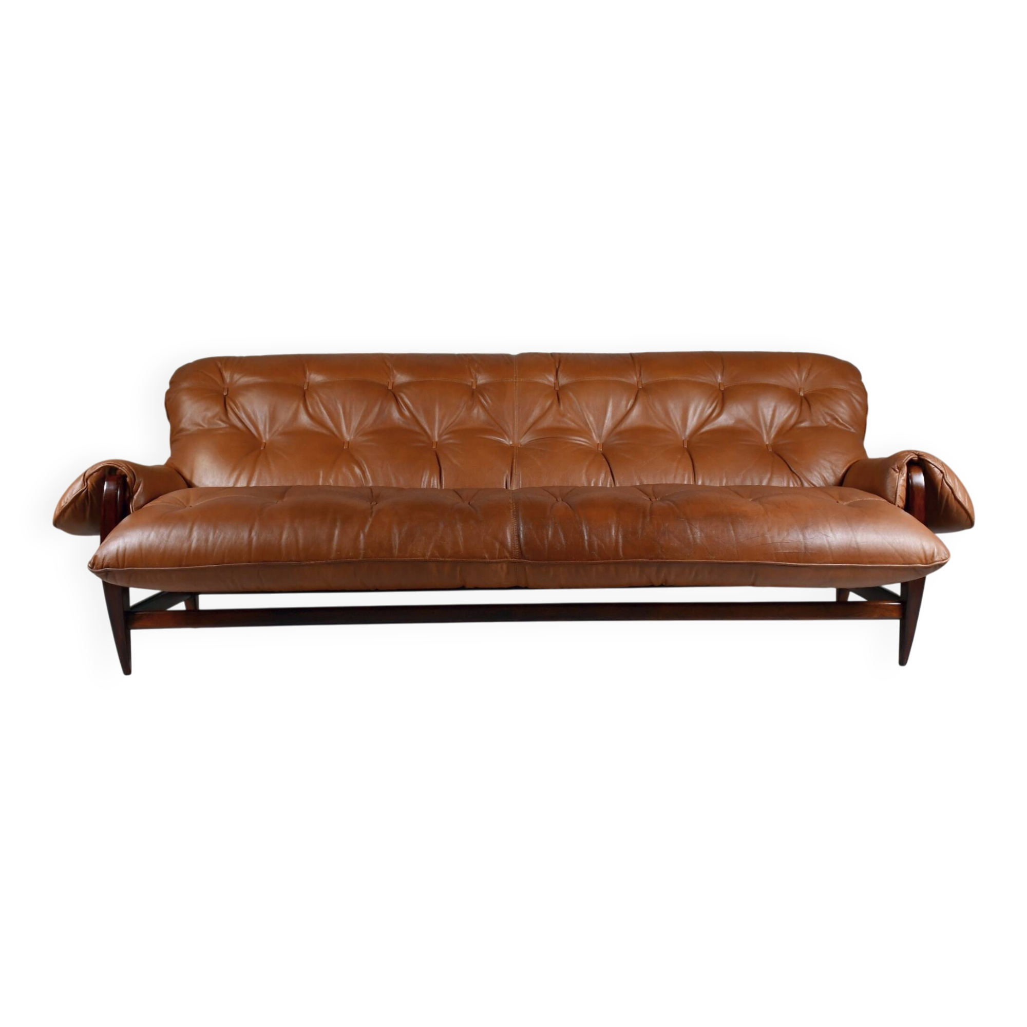 Sofa "Rodeio" par Jean Gillon pour Italma Woodart. Brésil 1965.