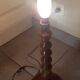 Vintage turned wood lamp FREE DELIVERY