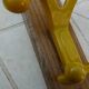vintage yellow wall coat rack "Ghidini Italy"